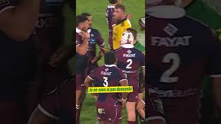 Top 14 J1 - Grégory Alldritt Sincruste Lors Dun Échange Entre Larbitre Et Cyril Cazeaux