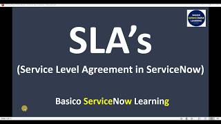 SLA in ServiceNow , Servicenow SLA configuration | ServiceNow Training s