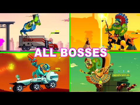 Dragon Hills 2 All Bosses (Zombienatti, Wild West, Planet Z, Ancient Egypt) Gameplay for Android iOS