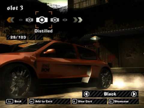 Need For Speed Most Wanted Renault Clio Sport V6 Tunning System Specs 