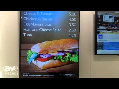 ISE 2016: Signagelive Shows an Interactive Smart Signage Application
