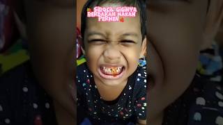 Sibocil gigi nya berdarah makan permen_Mama Agrata Tv #makanemoji #eskrim #farel