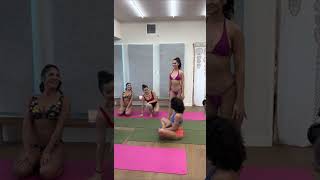 Tree Pose Challenge With Bikini Yoga Models 👙💪