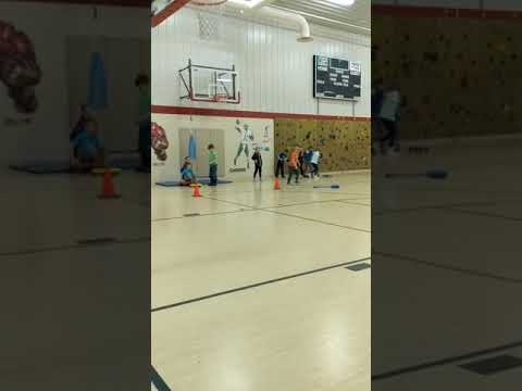 Human golfing