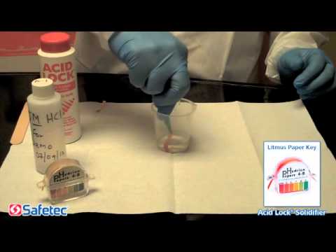 Safetec Acid Lock Chemical Solidifier Video