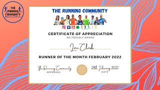 The Running Community | Runner Of The Month | February 2022 - Lou Clark