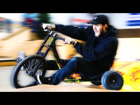 INSANE DRIFT TRIKE OBSTACLE COURSE TIME TRIALS!