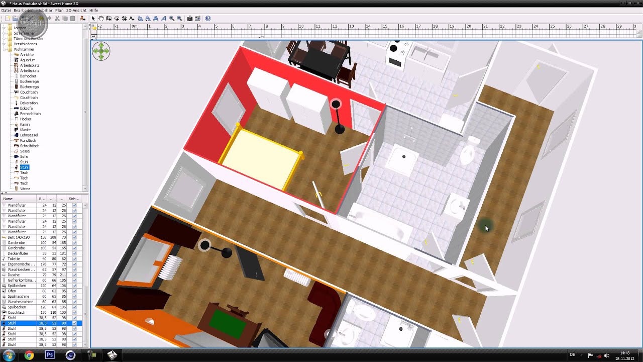 Как в sweet home 3d сделать круглые стены Как в sweet home 3d сделать круглые стены