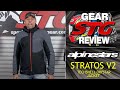 Alpinestars Stratos V2 Techshell Drystar Jacket Review | Sportbike Track Gear YouTube Video