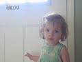 2 Year Old Bella Kissing Herself In The Mirror (Re-Upload)