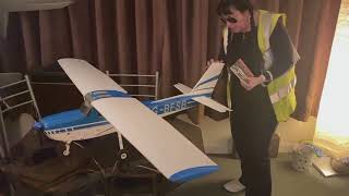 Day 12 Pilot Isolation. ‘A check’ of wonderful Dads model Cessna
