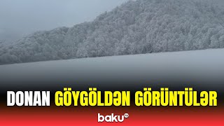 Göygölün Qarlı Qış Fəsli Maraqlı Görüntülər