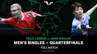 Full Match | Felix Lebrun Vs Jang Woojin | Ms Qf | #Saudismash 2024