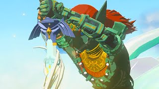 Ancient Hero Pulls The Master Sword - Zelda Tears Of The Kingdom