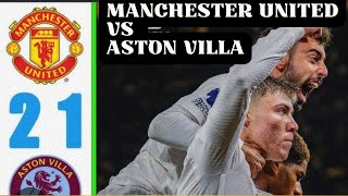 BIG WIN!! Aston Villa vs Manchester United / Highlight / Manchester United vs As
