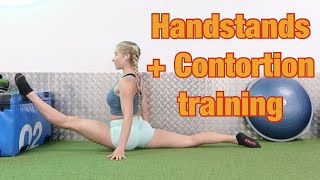 Advanced Handstands And Contortion Back In The Gym