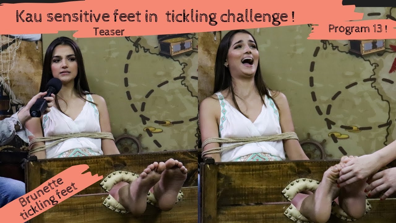 Tina foot tickled stocks