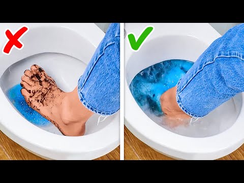 Play this video р Toilet Ideas and Restroom Hacks that are Funny and Useful
