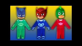 Learn Colors And Number With Pj Masks Toys Wearing Wrong Head Toys For Kids