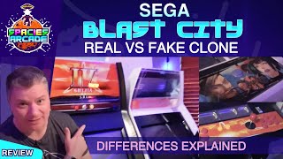Sega Blast City - Real Vs Fake Clone