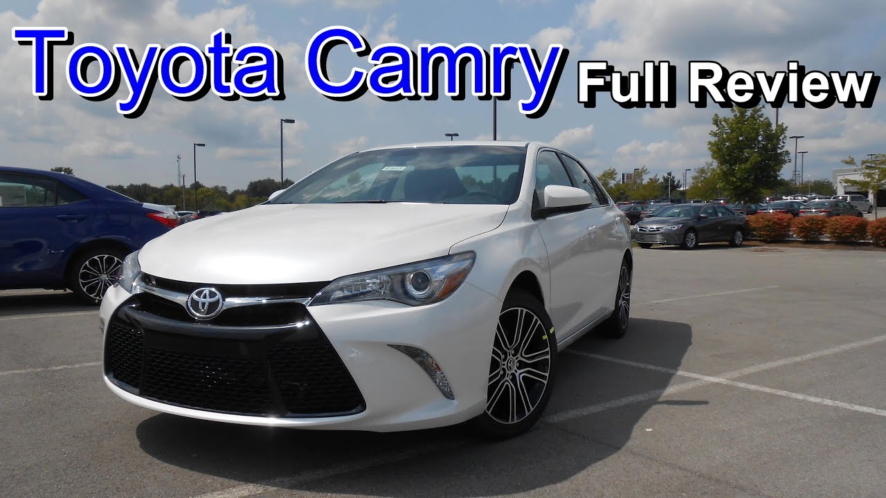 2016 Toyota Camry SE Special Edition: Full Review - YouTube