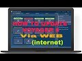 How to update voyager 8 via WEB