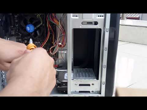 Lắp RAM, ổ cướng SSD và ổ DVD