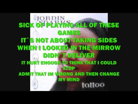 TATTOO lyrics by Jordin Sparks
