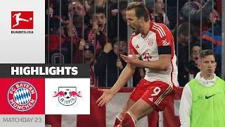 Last-Minute Hero Harry Kane!! | FC Bayern München - RB Leipzig 2-1 | Highlights 