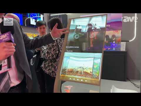 ISE 2024: CEOLED Shows Off 30″ OLED Touch Transparent Display Kiosk with Android System