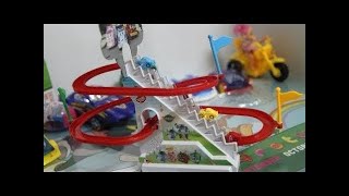 Car toy videos for kids - Construction truck, car washing, fire truck, surprise eggs - Jugnu Kids