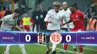 Beşiktaş 0-0 Fraport TAV Antalyaspor - Highlights/Özet | Spor Toto Süper Lig - 2