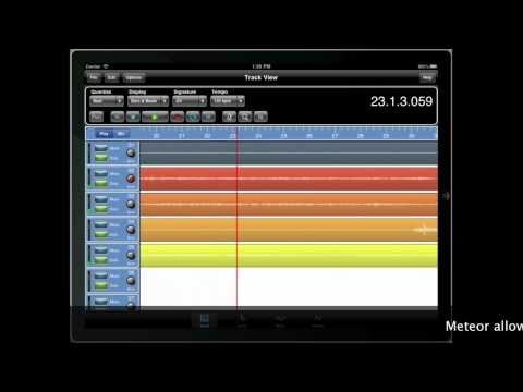 Meteor Multi Track Recorder for the iPad
