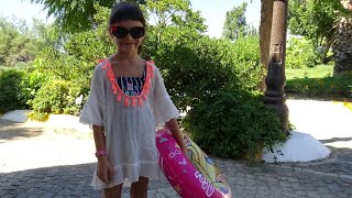 İlk Tatil Günü Deniz Keyfi Vlog! Lina İle Eğlenceli Çocuk su Funny Kids 