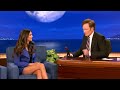 Nina Dobrev Uses Conan As Her Human Yoga Wall - CONAN on TBS