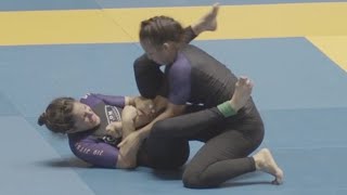 Women's Nogi Jiu-Jitsu California Worlds 2019 D025B Purple Belts Jade Ripley Win