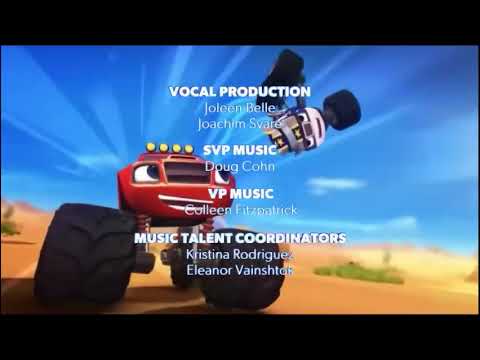 Blaze and the monster Machines first episode End￼ credits 2014