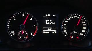 VW Caravelle 2.0 tdi 2011 102hp 250nm 0-100 0-130 acceleration