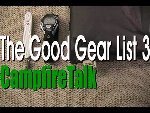 The Good Gear List 3 "Budget Friendly"