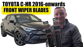 Toyota C-Hr Chr Front Wiper Blades How To Change Wipers Heyner Easy