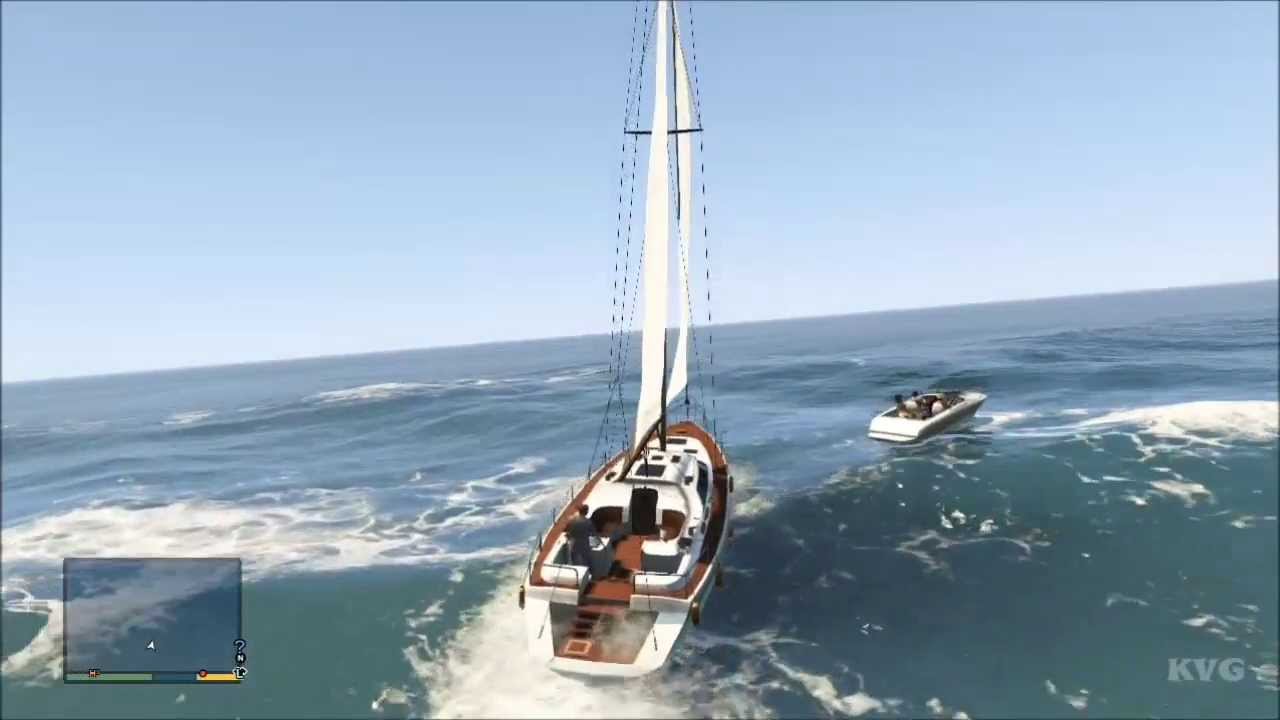 Grand Theft Auto 5 Yacht Boat Gameplay [HD] YouTube