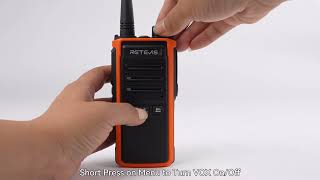Retevis C65B Ip67 Waterproof Long Range Two Way Radio