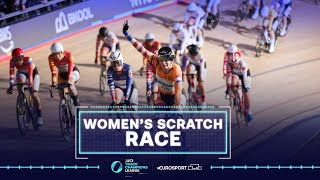 The wild scratch race of Kirsten Wild! | UCI Track Champions League - Round 3
