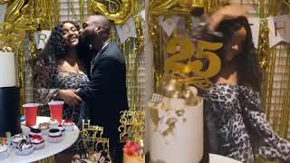 Davidos Fiancee, Chioma Avril, Holds A Small Birthday Celebration As She Clocked 25