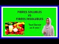 Les FIBRES ALIMENTAIRES en 3 points : définition, rôles, aliments riches en fibres