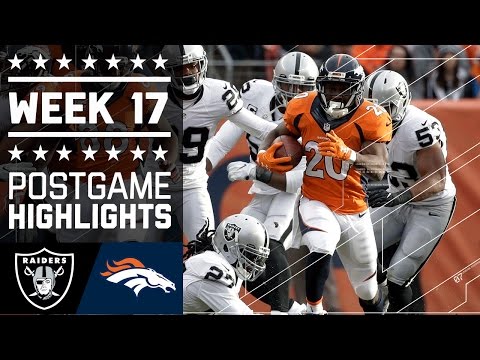 Raiders Vs Broncos Nfl Week 17 Game Highlights Raiders Vs Broncos Nfl Week 17 Game Highlights