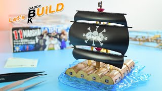 Blackbeard Pirates Marshall D. Teach Pirate Ship, One Piece Grand Ship Collection 11 Asmr Build Toy