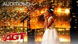 Golden Buzzer: 9-Year-Old Victory Brinker Makes AGT HISTORY! - America's Got Tal