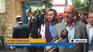 Ak Parti Kahramanmaraş Milletvekili Adayı İmran Kılıç Esnafları Ziyaret Etti