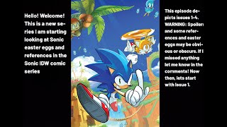 Sonic The Hedgehog Idw - Easter Eggs And References - Issues 1-4